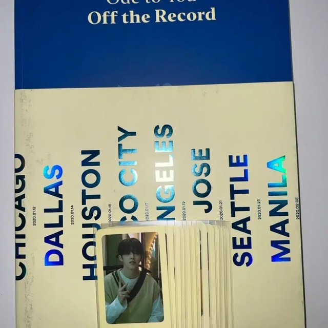 SEVENTEEN Ode To You Concert Off The Record Photo Book with Photocard