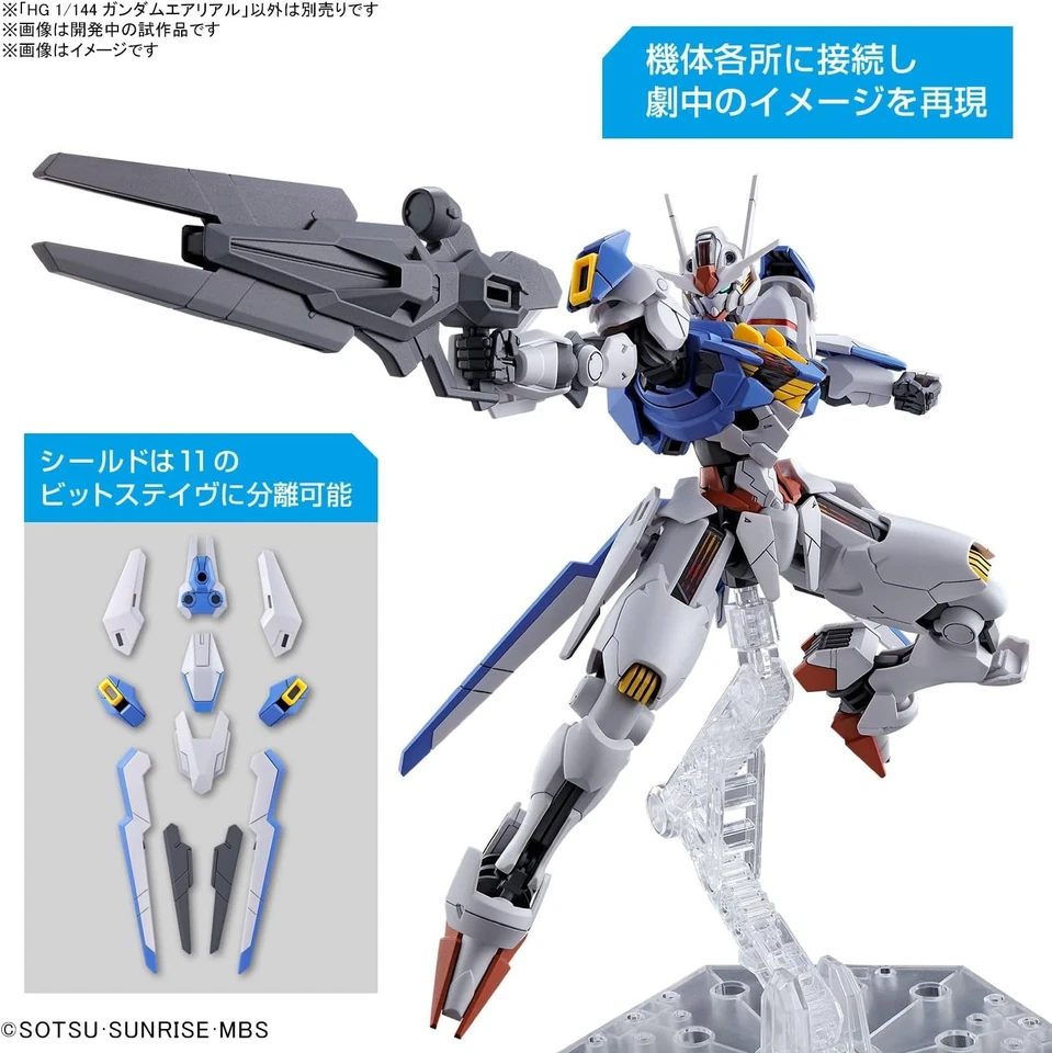 Antena BANDAI NAMCO Entertainment Bandai Gunpla High Grade HG/144 Gundam, transparente Foto 3 de 3