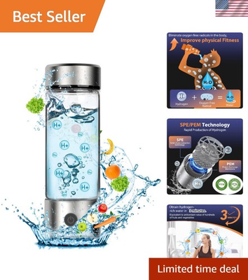 #ad #ad Hydrogen Water Bottle Generator Portable Rechargeable aquahealth Hydrogen Wa... $52.99