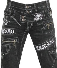 Kosmo Lupo Herren Denim Jeans Japan Club Hose Grau W 29 30 31 32 33 34 36 38 40