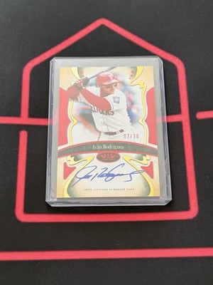 2026 Topps Tier One Ivan Rodriguez Connoisseurs Auto # 7/10 🔥⚾️