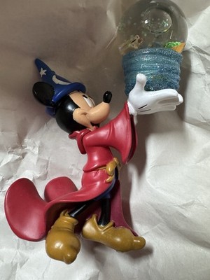 Disney Mickey Mouse Snow Globe Fantasia the Sorcerer's Apprentice Musical Theme