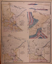 1874 Geological Map MINNESOTA (14X17)-#AAA1
