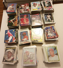 Cincinnati Reds Topps Baseball Trading Card Lot 1960’s-2020’s Over 1400 Cards