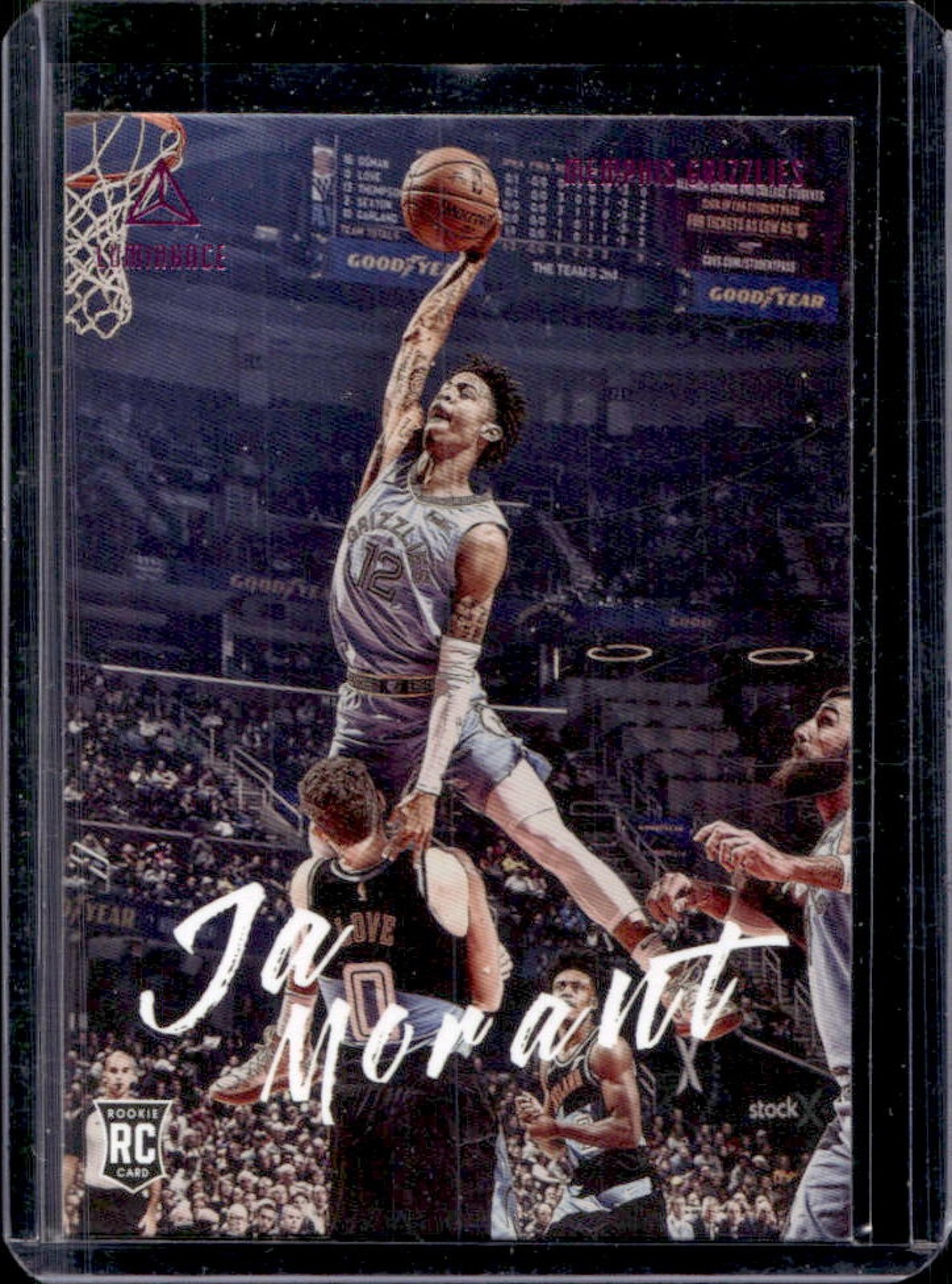 2019-20 Chronicles Ja Morant RC Pink Rookie Luminance #165 Grizzlies