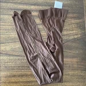 Skims Nude Support Sheer Tights Cocoa Size Large NWOT