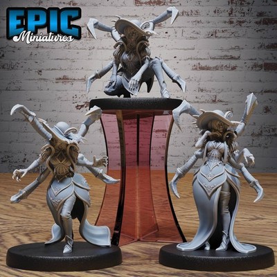 Spider Lady | D&D Dungeons and Dragons Tabletop Miniature 28-32mm Scale