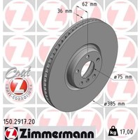 Zimmermann Bremsscheibe Ø385 BelüFtet Vorne Links FüR BMW X5 X6 F15 F85 E70