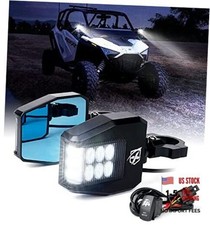 Aluminum UTV Side Rear View Mirrors Fit All 1.6-2 Inch Roll Bar Smoke Lens