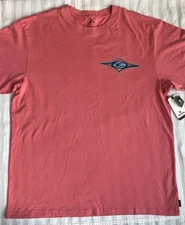 Rip Curl Men’s XL Pink T-shirt Loose Fit New With Tags (24x31)