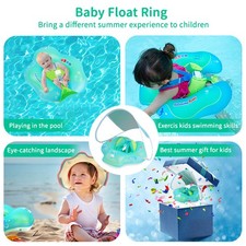 ﹢Cute Baby Pool Float Inflatable Baby Swim Float Baby Swimming Float Ring