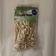 Pride Golf Tee 3.25" – Bag of 90 Wooden Tees (Sealed Package)