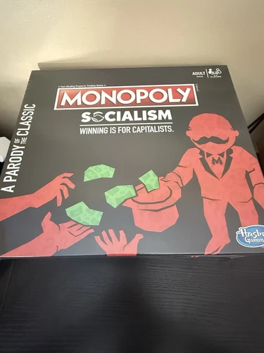 MONOPOLY SOCIALISM Vincere è per capitalisti gioco da tavolo parodia nuovo sigillato