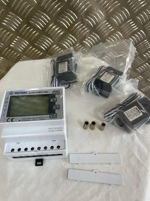 Eastron SDM630MCT-MV 3 phase electricity meter with 3 100a ESCT-TU16 CT clamps