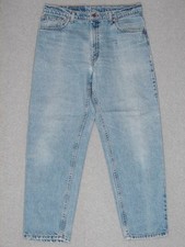 KJ01445 VINTAGE USA 1995 LEVI'S 550 RELAXED FIT JEANS 36x30 msr 34"x29"
