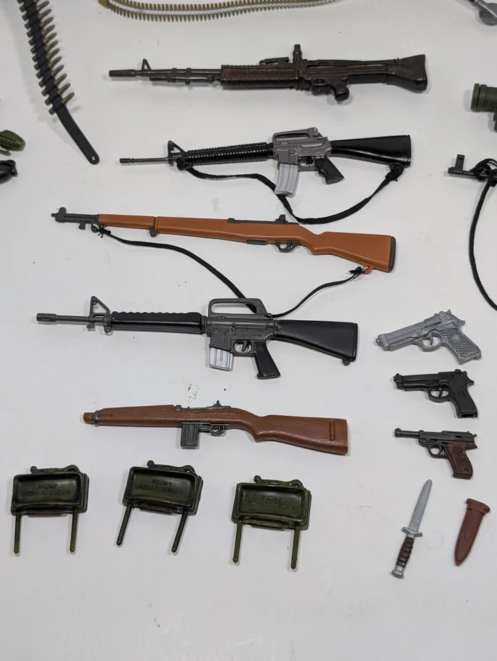 40+ Artículos Siglo XXI, Ultimate Soldier Granada Guns Lote GI Joe Escala 1/6 12" Foto 3 de 4