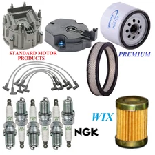 Tune Up Kit Filters Cap Spark Plugs Wire For CHEVROLET K20 L6 4.1L 1978