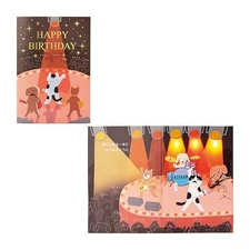 Sanrio Light &amp Melody Spotlight on Stage Birthday Card (183300)from JP