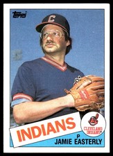 Jamie Easterly 1985 Topps #764 Indians MLB READ FREE SHIPPING AutographDen