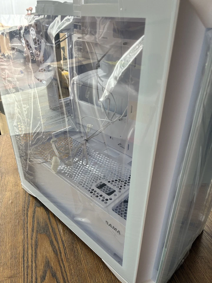 Black Mid Tower Gaming Computer Case, 4XFan Pre-Installed SIZE:8.5 X 16X 16 #07W - Image 2 of 4