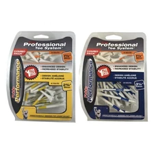 NEW Pride Performance Plastic Golf Tees Combo Packs - Choose Length