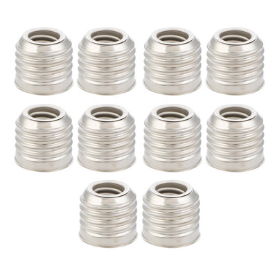 For Bulb Lights 10PCS/Set Iron Plated Nickel E27 To E14 Lamp Socket Converter