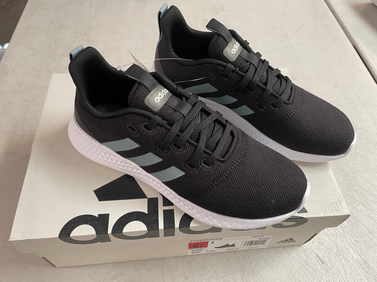 Adidas Puremotion Women’s Running Shoe, Black, Size 7