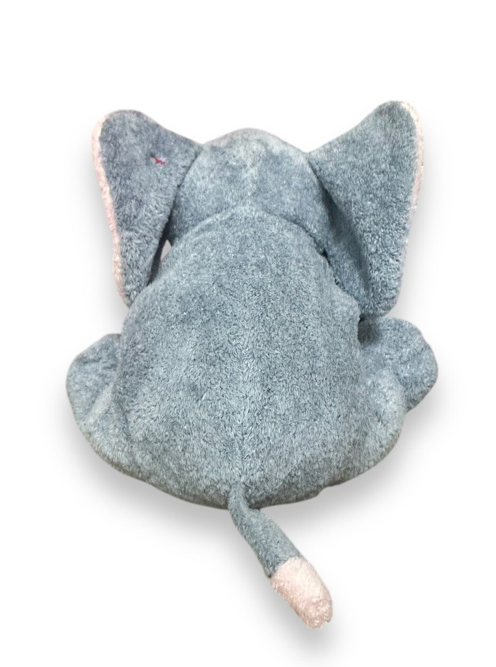 TY PLUFFIES 2002 WINKS BABY GREY ELEPHANT STUFFED ANIMAL PLUSH TOY SEWN