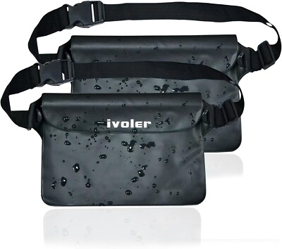 iVoler 2er-Pack wasserdichte Tasche Universal Case Trockentasche Strand Handy Kamera Bargeld UK