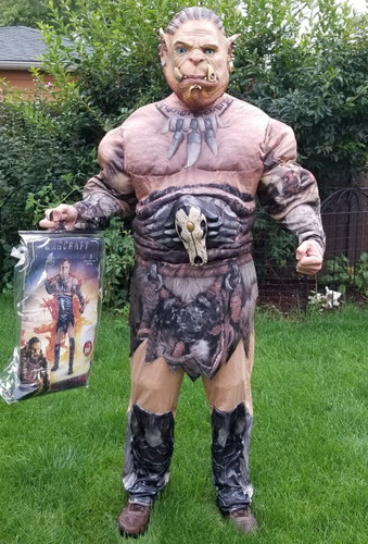 Warcraft Durotan Deluxe Muscle XXL Adult Costume Halloween Outfit