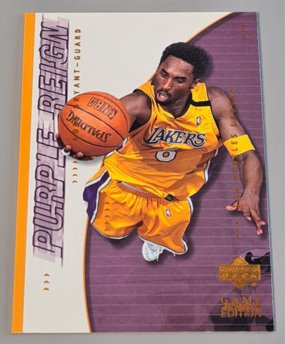 Kobe Bryant # 441 Purple Reign Game Jersey Edition 2000-01 Upper Deck Near Mint - Picture 1 of 2