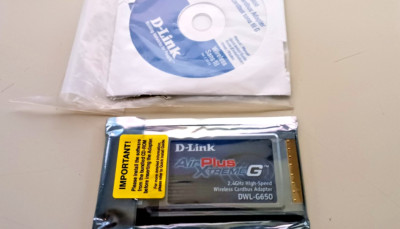 NEW ~ D-Link Air Plus Extreme G DWL-G650 Wireless PCMCIA Adapter ~ Unused