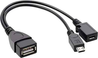 OTG Kabel Adapter für Firestick 4K Fire Stick Amazon TV USB Add Tastatur, USB