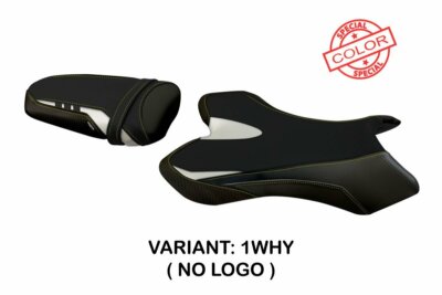 Passend Für YAMAHA R1 2004-2006 Tappezzeria Italia Sitzbezug WEISS - GELB 1349