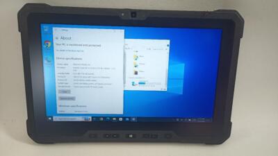 Dell Latitude 7212 Rugged Extreme Tablet i5-6300U 8GB 128GB Win10 Loaded BAD USB