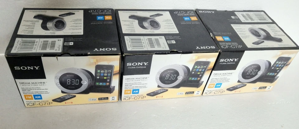 Sony ICF-C7IP iPhone/iPod Clock Radio - Image 3 of 4