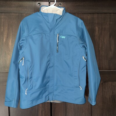 Outdoor Research Sz. L  Jacket - Soft Shell Coat Hydro Blue OR Lined Soft
