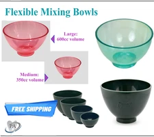 Dental Lab Flexible Impression Mixing Bowl Alginate Bowl - Medium or Large