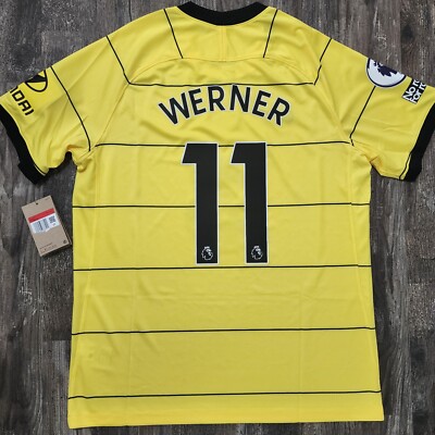 2022 Nike Chelsea FC Away Soccer Jersey Timo Werner Men L