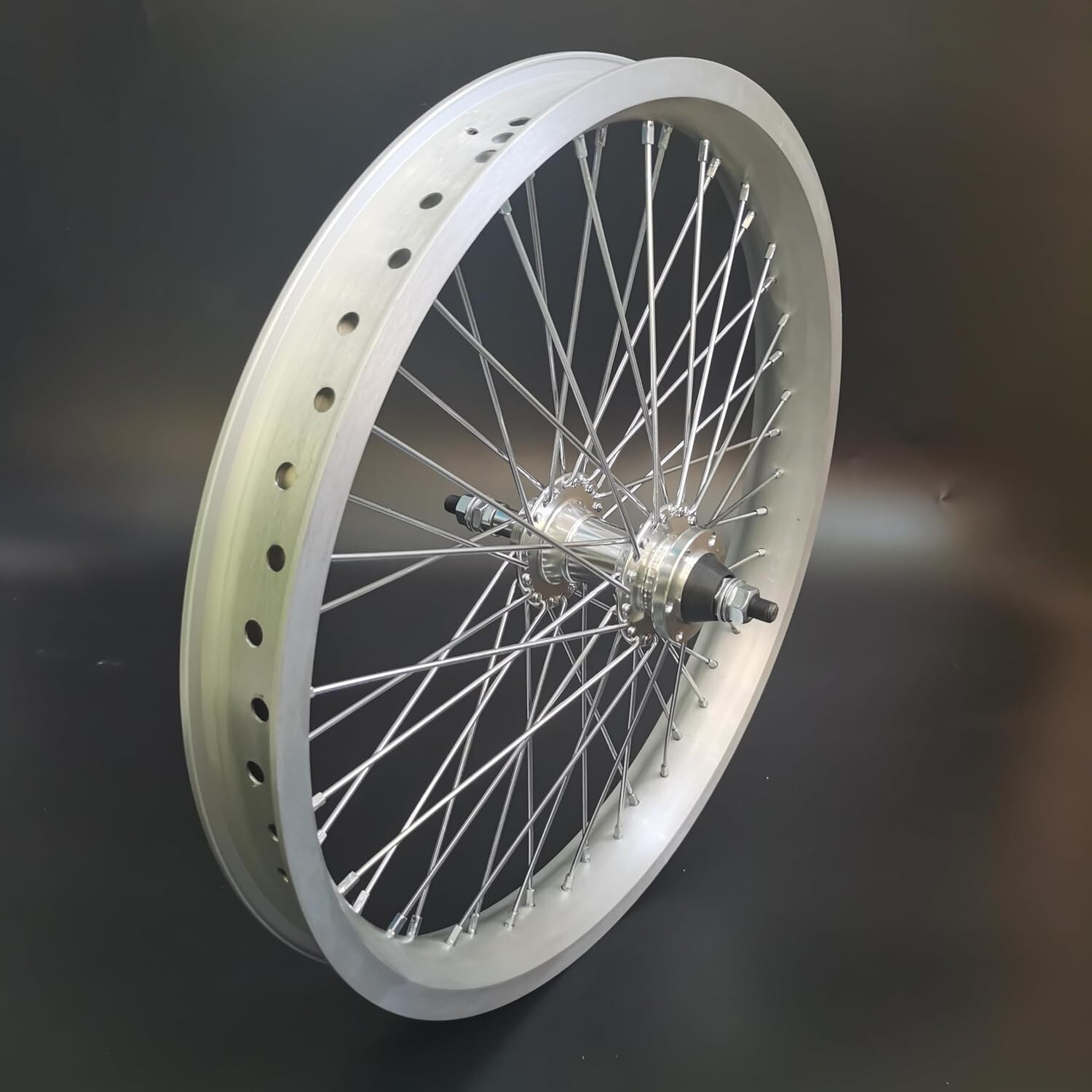 Rear Wheel Bike Rim 12g, Double Wall Aluminum Alloy Wheel