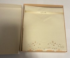 VTG Hallmark  Embossed Die-Cut  flowers Stationary Set  ST301-0 NOS -Complete