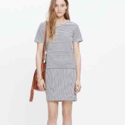t shirt drop waist dress Tamryn Ruched Drop-Waist Dress main image 0