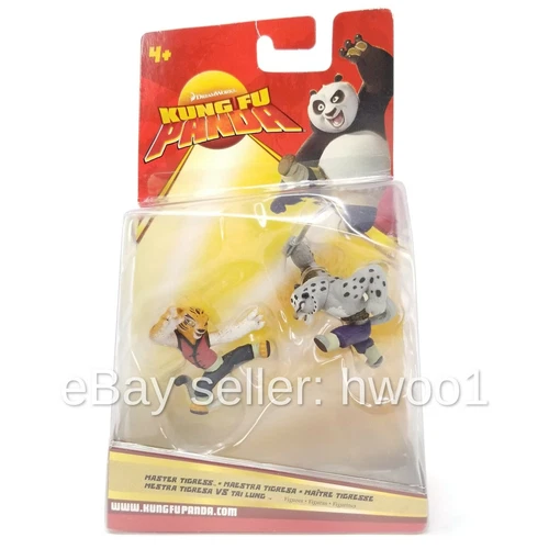 NEW: Kung Fu Panda Master Tigress and Tai Lung Figure 2-Pack 2008 M2712 Rare