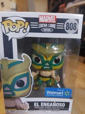 Funko Pop Marvel Lucha Libre Edition El Enganoso Walmart Exclusive Loki #808 NEW