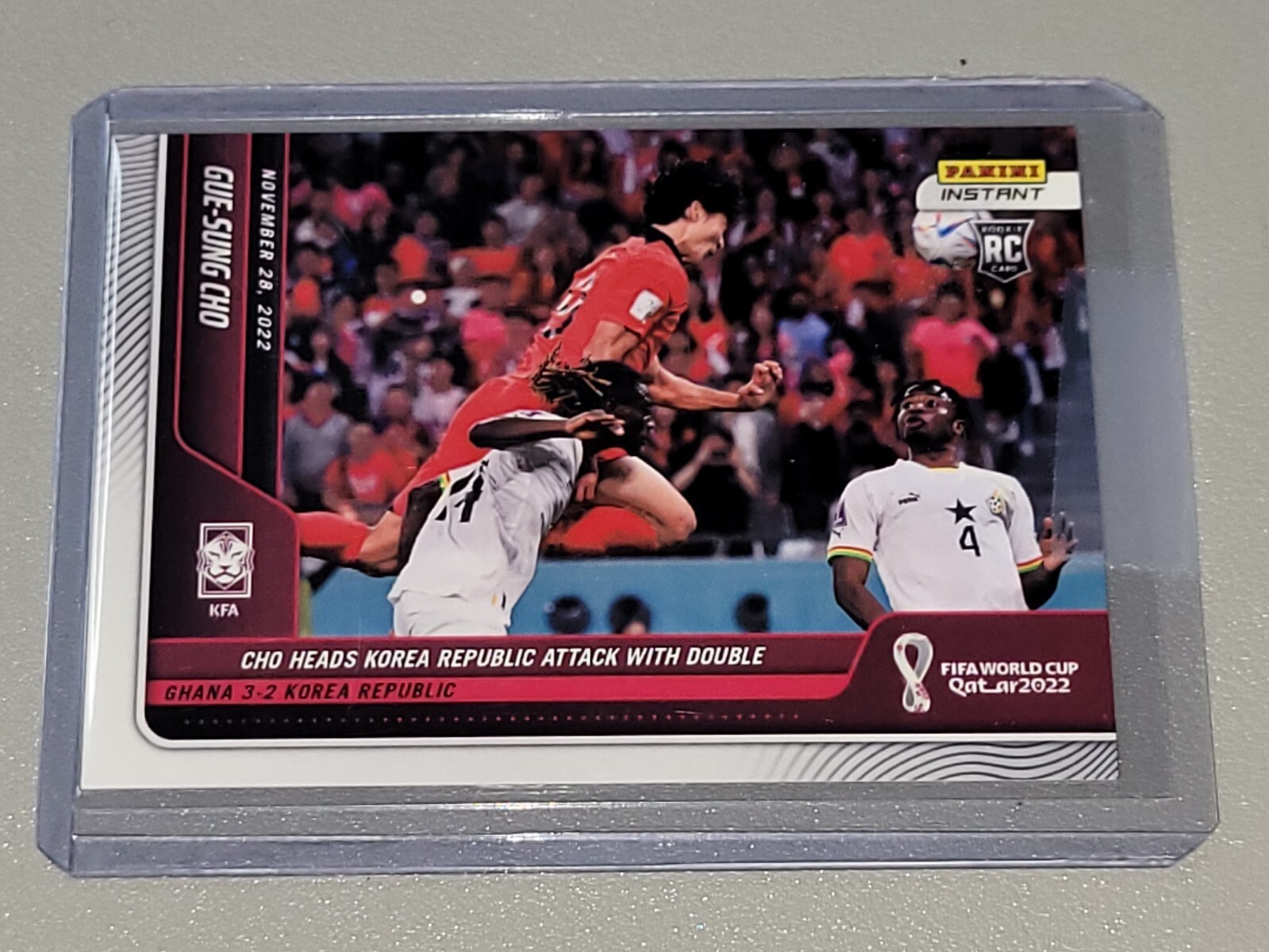 2022 Panini Instant 63 Gue-Sung Cho Korea Double vs. Ghana FIFA World Cup /488