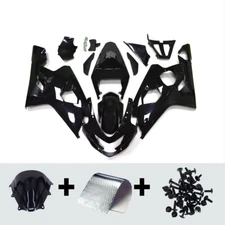 Black Fairings Kit For Suzuki GSXR600 GSXR750 K4 2004 2005 04 05 ABS Bodywork