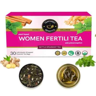 TEACURRY Women Support Tea | 1 Monat, 30 Teebeutel kostenloser Versand weltweit