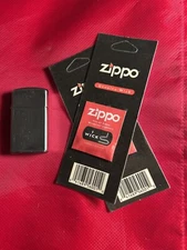 1962 Zippo Slim Pat 2517191 Insert With 2 Flints In Good Condition