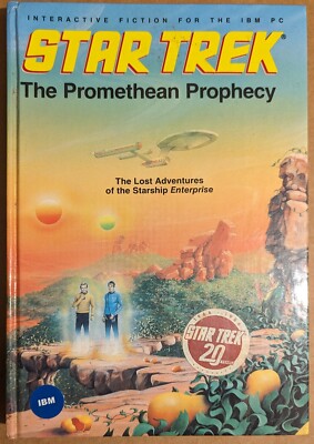 RARE! Star Trek The Promethean Prophecy (1986) - Vintage IBM PC Game 5.25'' New