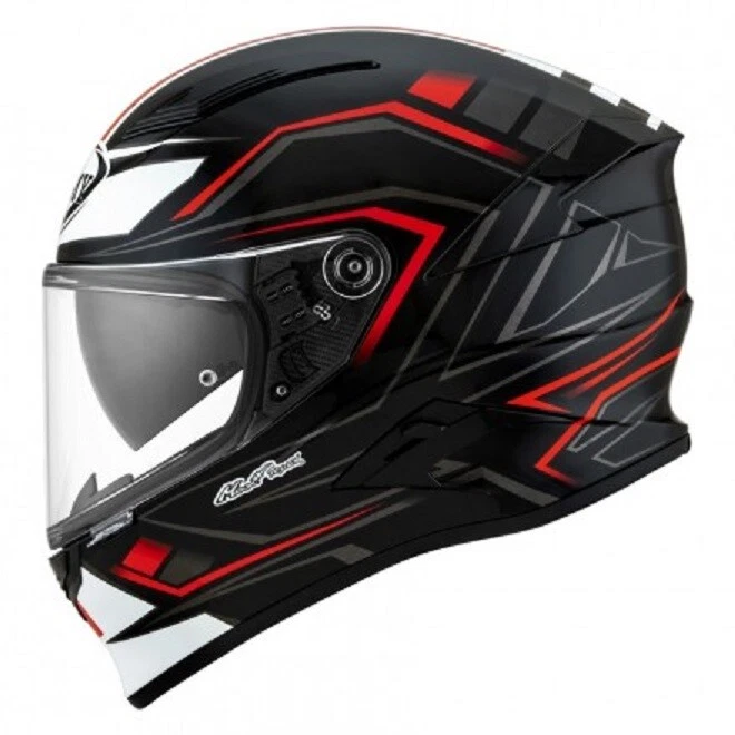 Casco Integral Moto Fibra SUOMY SPEEDSTAR Brillar Negro Rojo eBay